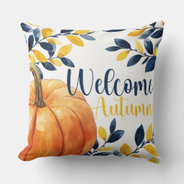Almofada Autumn Serenity Reversible Pumpkin & Dots