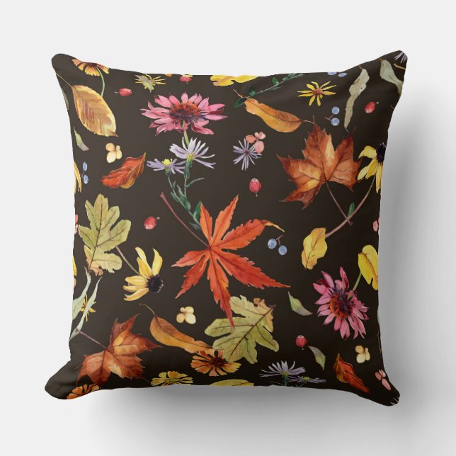Almofada Autumn Vibes Watercolor (Frente)