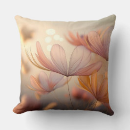 Almofada "Autumn Whisper: A Macro Symphony of Petals"