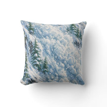 Avalanche Mountain Snow Scene