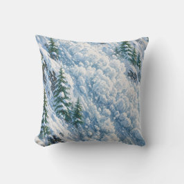 Almofada Avalanche Mountain Snow Scene