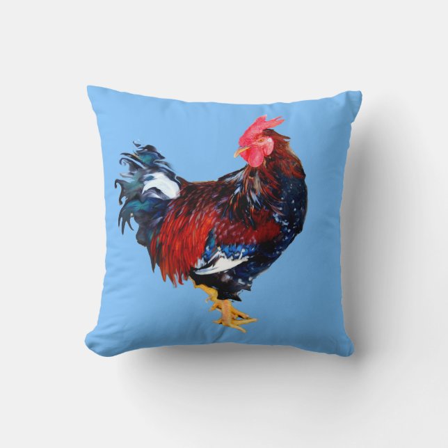 Almofada ave galinácea masculina (Frente)