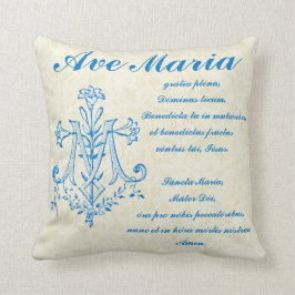Almofada Ave Maria Oradora Religiosa Ave Maria Latina