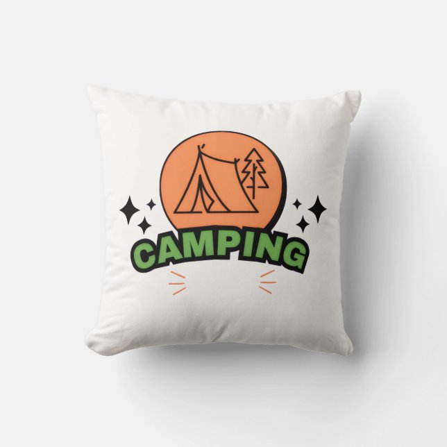 Almofada Aventura de Acampamento Definitiva | Fuga para a N (Frente)