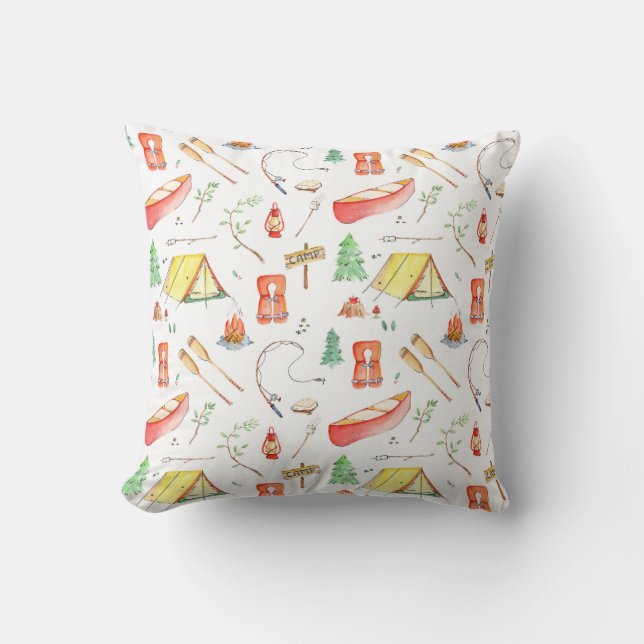 Almofada Aventura de Aquarela Externa (Frente)