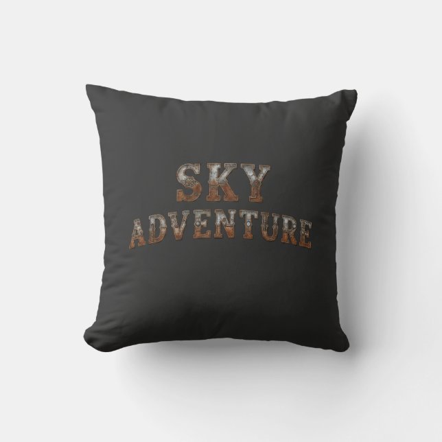 Almofada aventura no céu  (Frente)