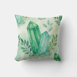 Almofada Aventurina Verde e Travesseiro de Ênfase Design