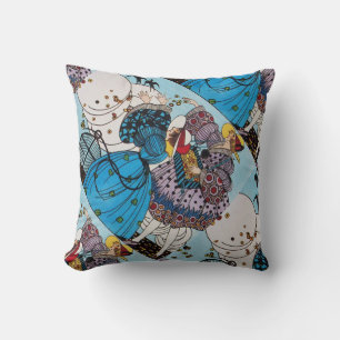 Almofada AVES primavera / DESIGNADOR DE CUSTOS DE MODA BELE
