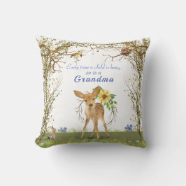 Almofada Avó e vovô Fawn Owl Flores de Coelhinhos