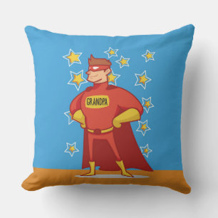 Almofada Avô Super-herói no Dia de os pais