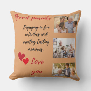 Almofada Avós Te Amo Travesseiro decorativo