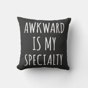 Almofada Awkward É Minha Citação De Humor Engraçada Especia