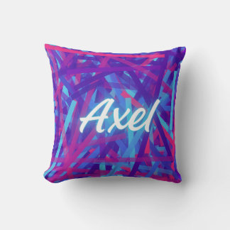 Almofada Axel – Design de Nome Moderno e Negrito