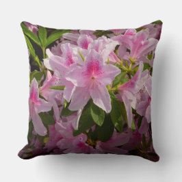 Almofada Azalea Bush Primavera Floral rosa