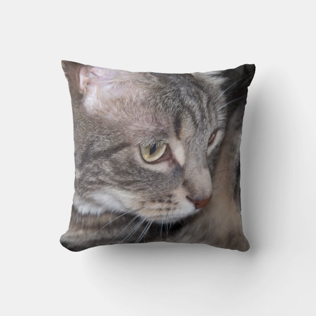 Almofada Azevinho que é travesseiro pensativo (Frente)