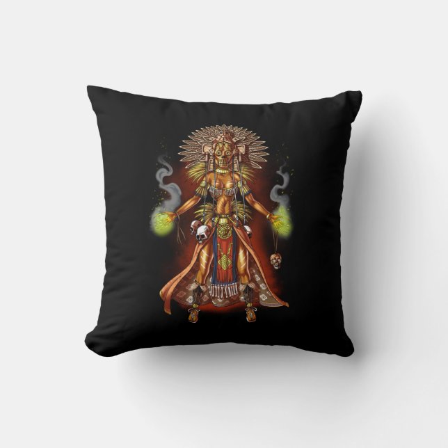 Almofada Aztec mitologia Deus Manágua (Frente)