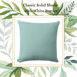 Almofada Azul antigo clássico com tom branco