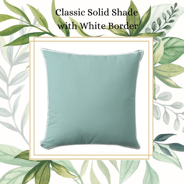 Almofada Azul antigo clássico com tom branco (Criador carregado)