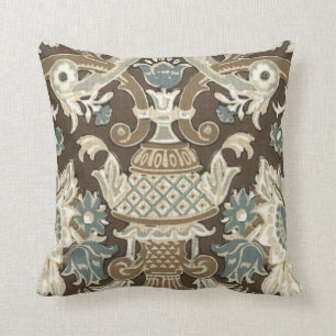 Almofada Azul, Choco Brown, travesseiro projetado floral