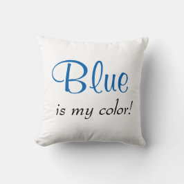 Almofada Azul-Cinto É Minha Cor
