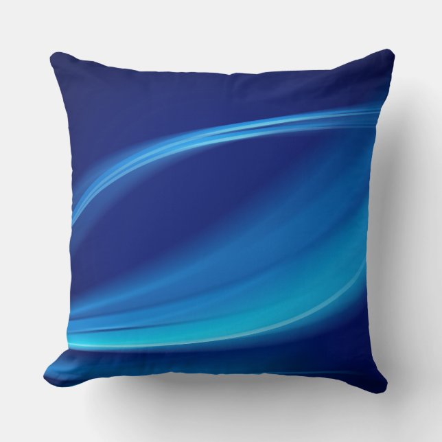 Almofada - Azul Claro Abstrato (Frente)