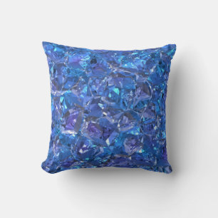Almofada Azul Cristal e Roxo