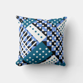 Almofada Azul de Cornflower e azul escuro