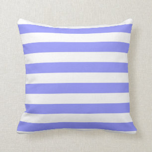 Almofada Azul de Cornflower e branco náuticos