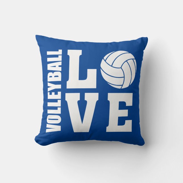 Almofada Azul De Voleibol (Frente)