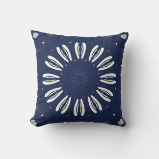 Almofada Azul e Branco