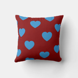 Almofada Azul Elegante Fofo Aconchegante Moderno Romântico 