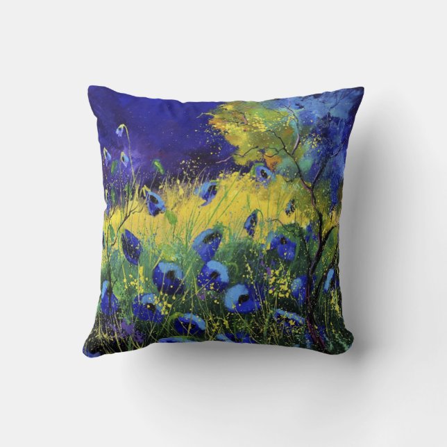 Almofada Azul outono, Arte (Verso)
