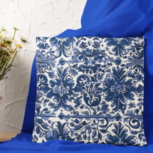 Almofada Azulejo da Poteria Mexicana Talavera Fiesta