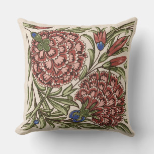 Almofada Azulejo de Flor Antiquado Arte Russa