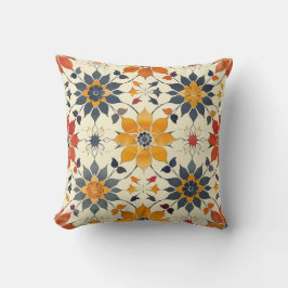 Almofada Azulejo Floral de outono