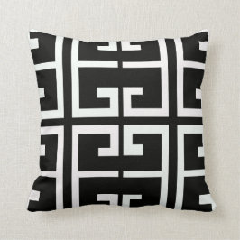 Almofada Azulejo preto e branco do espanhol