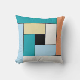 Almofada Azulejos geométricos Padrão ver9 Travesseiro decor