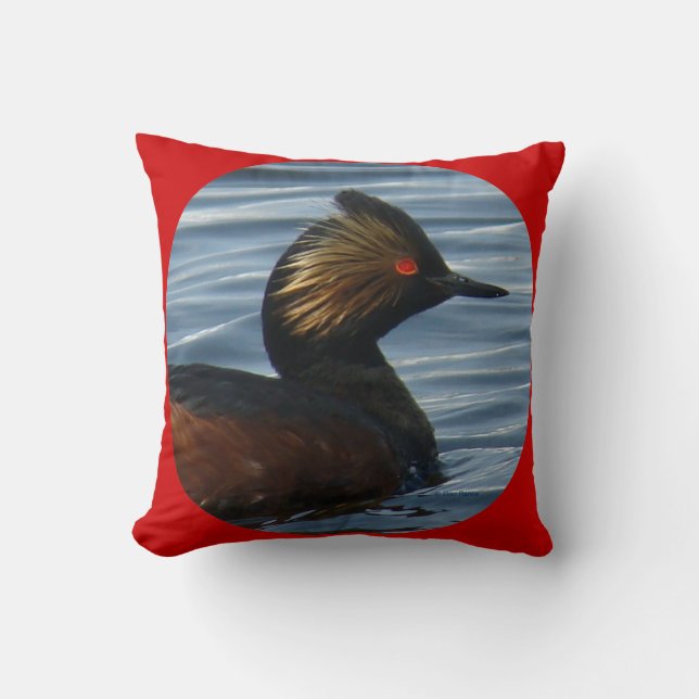 Almofada B41 Grebe-de-crista (Frente)