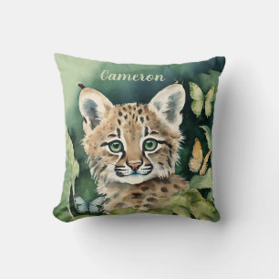 Almofada Baby Bobcat Gênero Neutro Personalizado