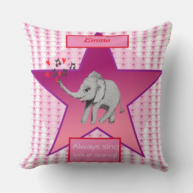 Almofada Baby Elephant Big Dream Baby (Frente)