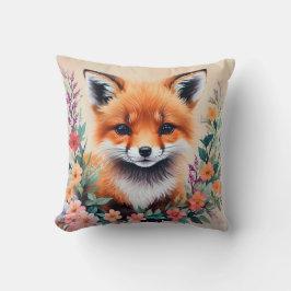 Almofada Baby Fox Floral Art