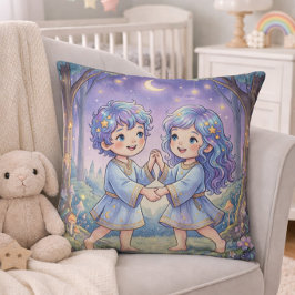 Almofada Baby Gemini Zodiac Nursery Kids