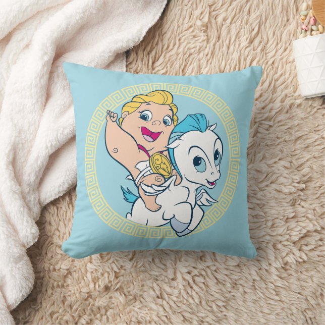 Almofada Baby Hercules Riding Pegasus Throw Pillow (Cobertor)