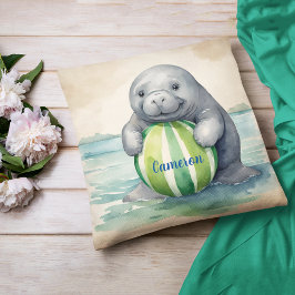Almofada Baby Manatee Personalizado Neutro