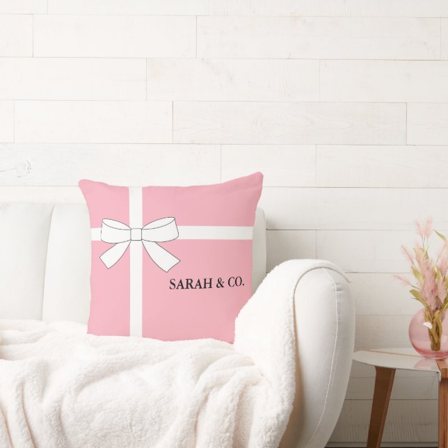 Almofada BABY Pink e White Arco Baby Room Decor (Sofá)