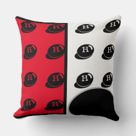 Almofada Baby RoomCUTE _RED,BRANCO,PRETO,CINZA RMDESIGNFLO5