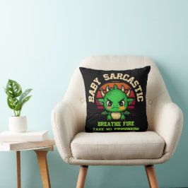 Almofada Baby Sarcastic Dragon Breathe Fire 