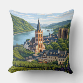 Almofada Bacharach Vintage Travel Art