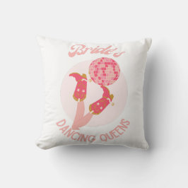 Almofada Bachelorette das Filas Dançantes da Noiva dos anos
