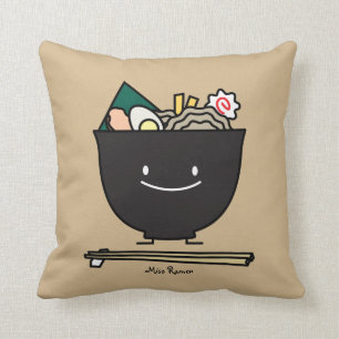 Almofada Bacia feliz dos Ramen